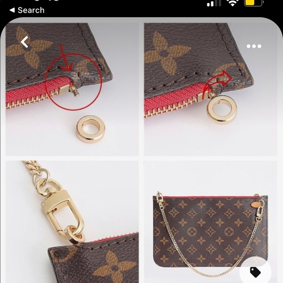 Louis Vuitton Neverfull Pouch / Pochette - Picture 10 of 10